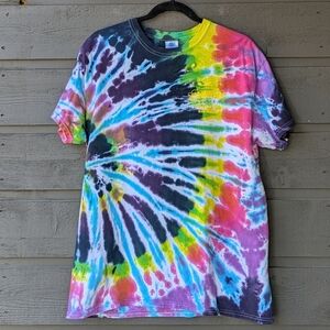 Colortone The Butterhorn Bakery & Cafe Tie Dye Short Sleeve Tee Unisex Large